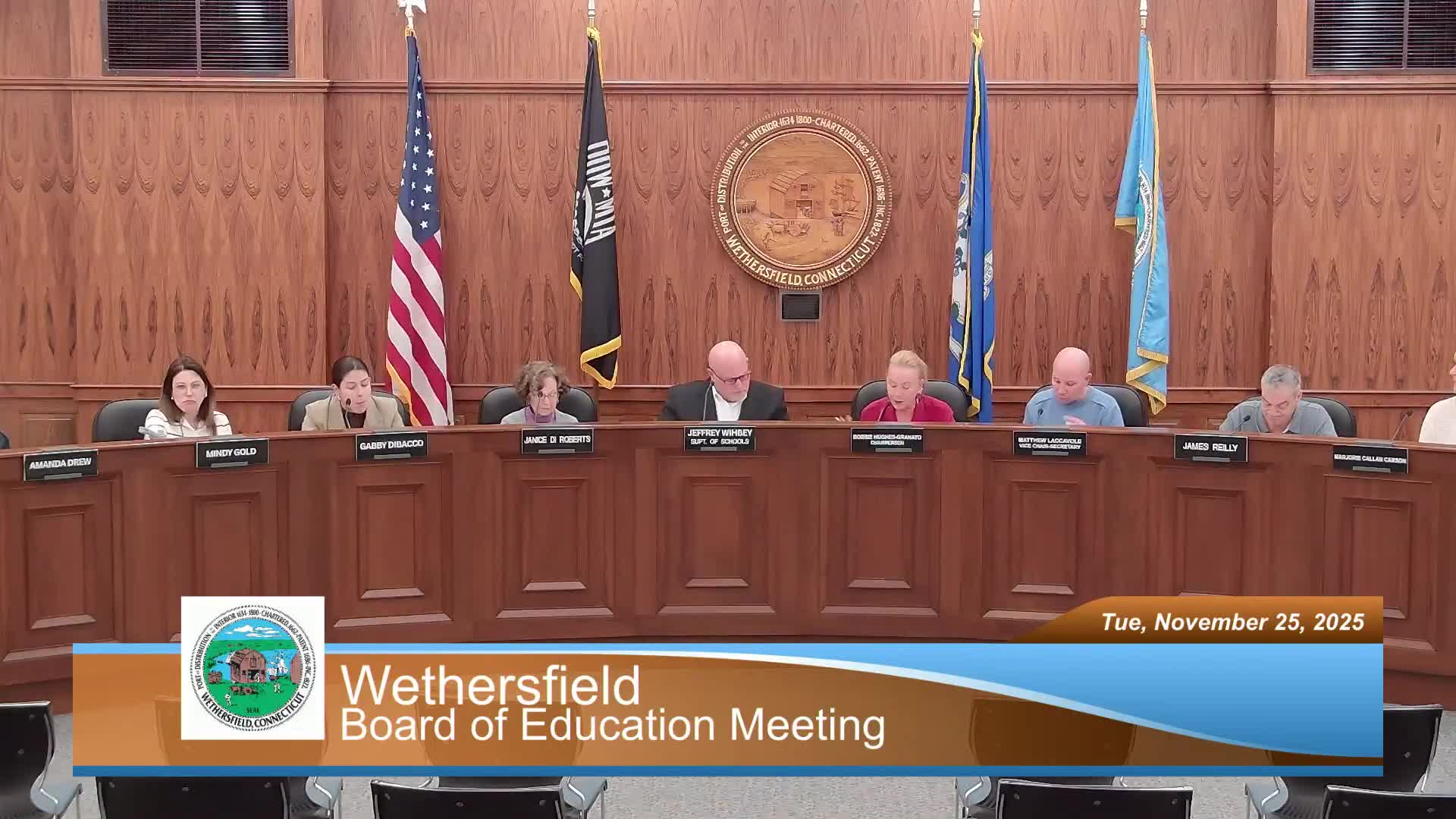 Wethersfield board approves new meeting format, adopts revised calendars