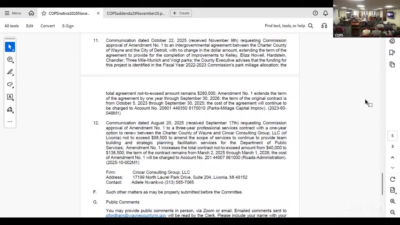 Residents press Wayne County for traffic signal at Greenview and 7 Mile; commissioners press staff for improved crash data