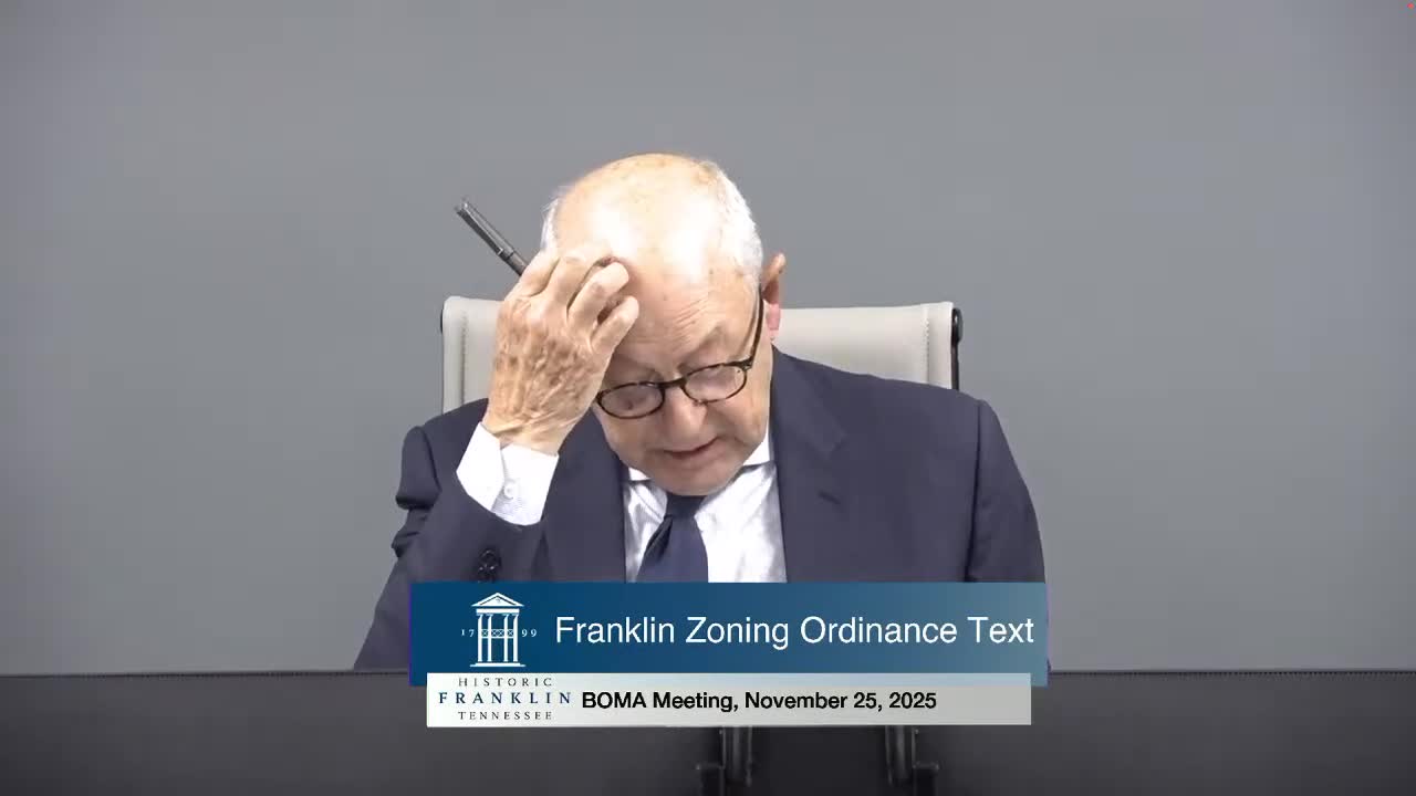 Votes at a glance: Franklin approves emergency pipe repair change order and legal contract; executive session held