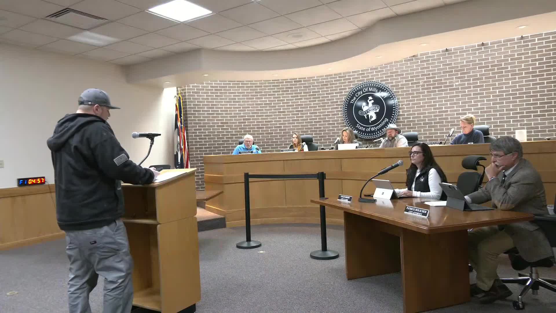 Nonresident criticizes development, raises FOIA concerns and presses mayor to name alleged child-harming actors