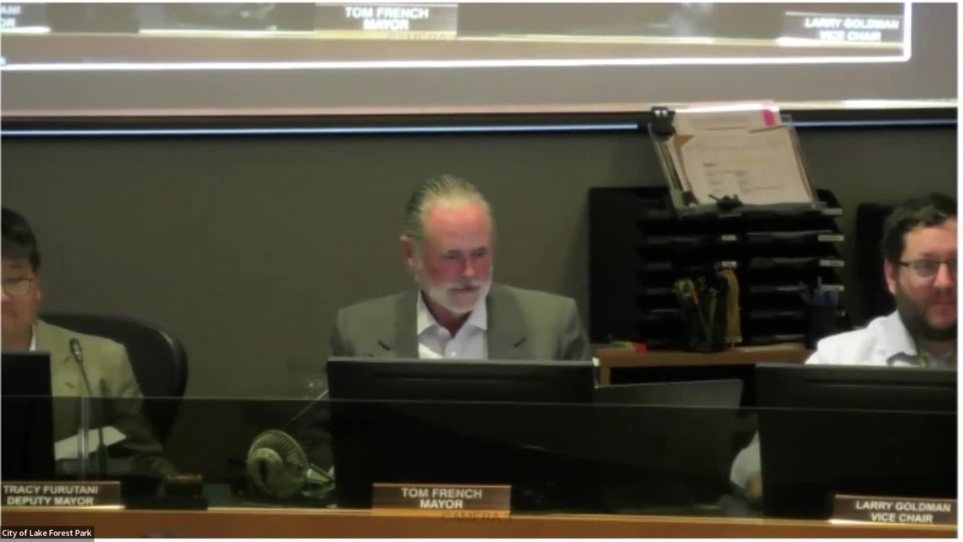 Lake Forest Park council approves 2026 property tax levy, utility rate changes and fee updates