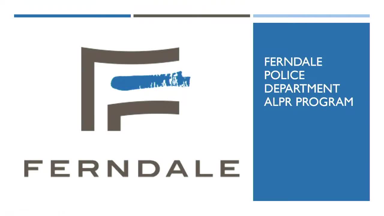 Ferndale council tables Axon license-plate reader contract after hours of public comment