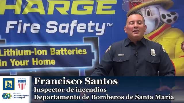 Bombero de Santa Maria alerta sobre riesgos de baterías de ion de litio y reciclado seguro