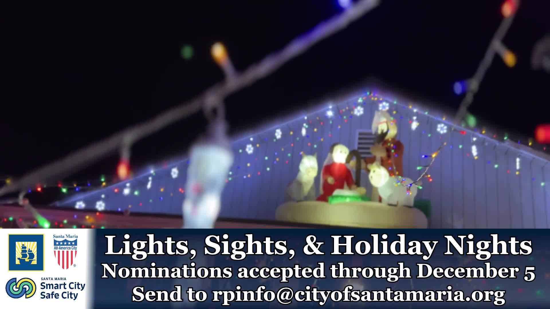 Public service announcement: Santa Maria holiday decoration contest nominations open