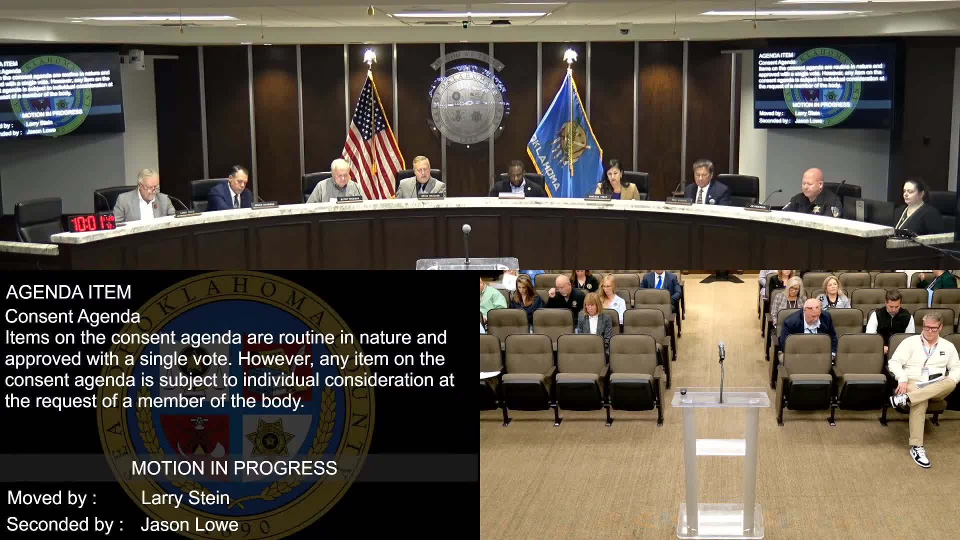 Oklahoma County reviews finances and approves routine transfers