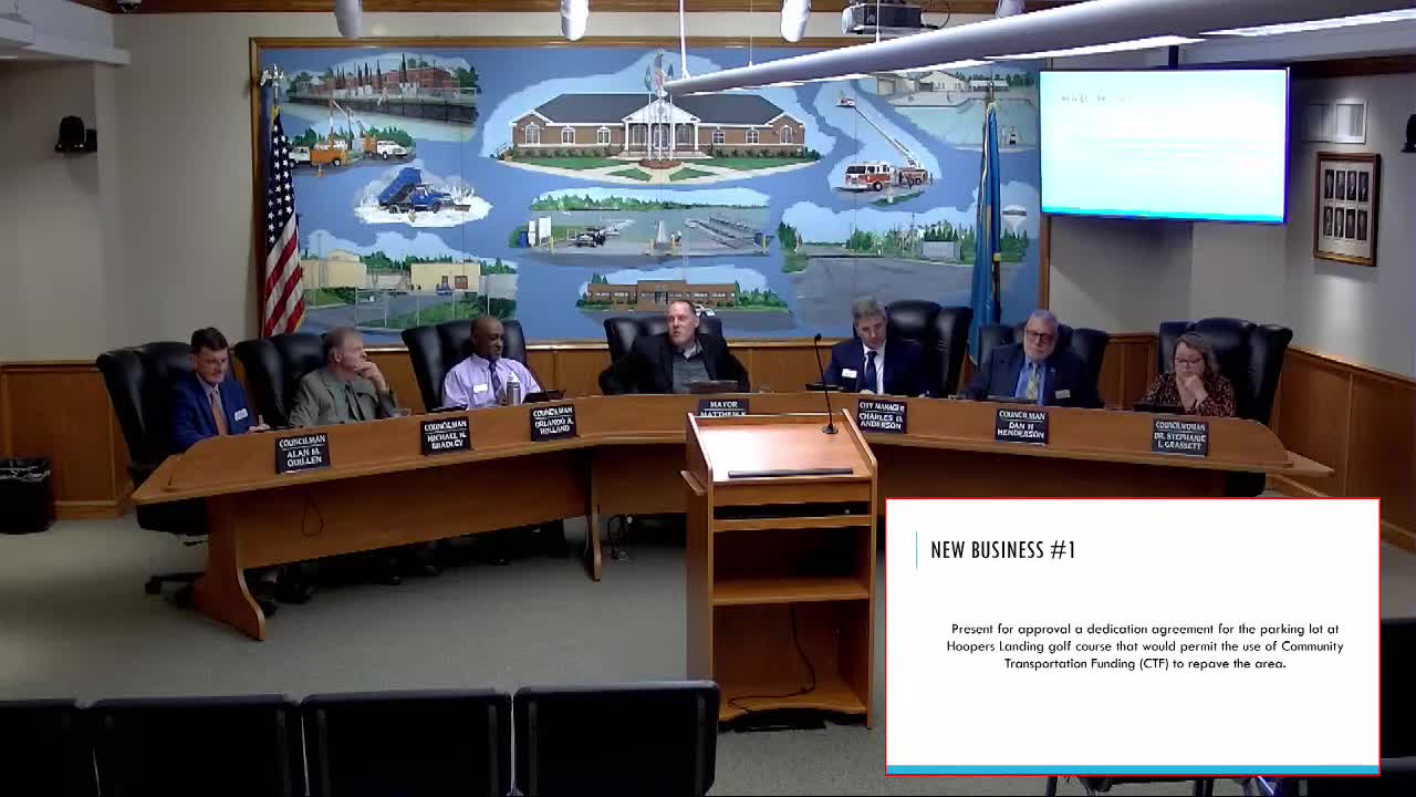 Seaford council approves dedication agreement to repave Hooper’s Landing golf-course parking