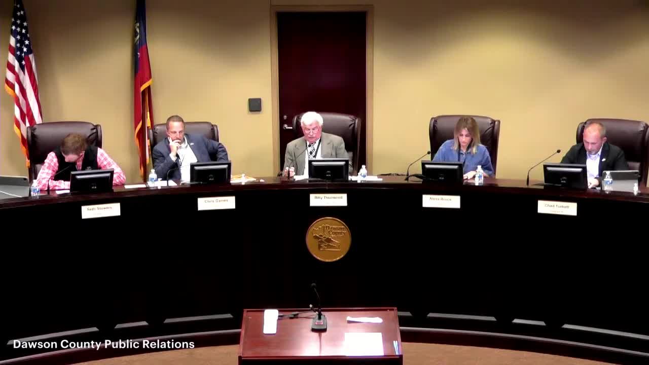 Dawson County commissioners adopt FY 2026 budget with board amendments