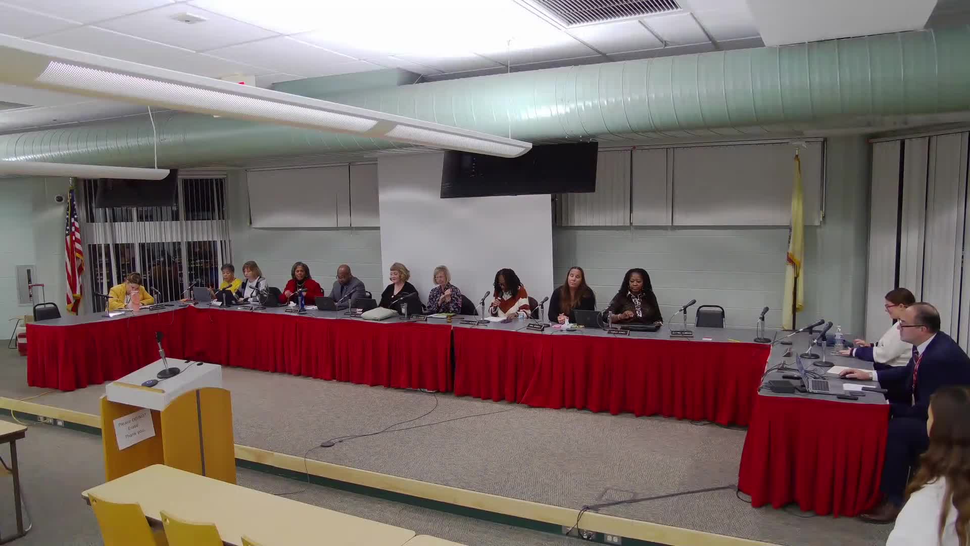 Gables Elementary students present safety patrol at board meeting