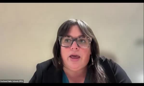 Portland Public Schools board meets in executive session under 1 MRSA 405a, returns and adjourns