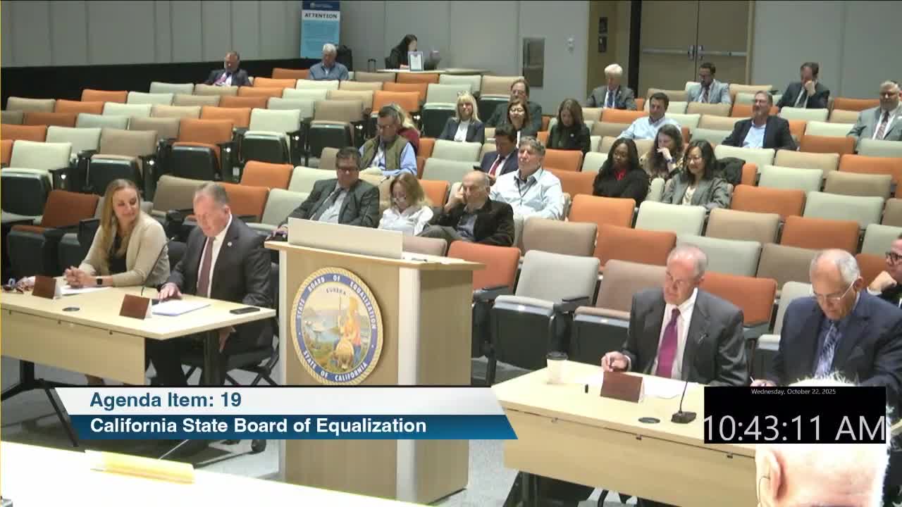 Board of Equalization meets with county assessors to map Prop 19 fixes, IT upgrades and appeals reforms