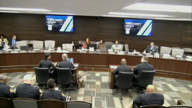 Memphis police brief council on declines in Part 1 crimes and federal task force activity