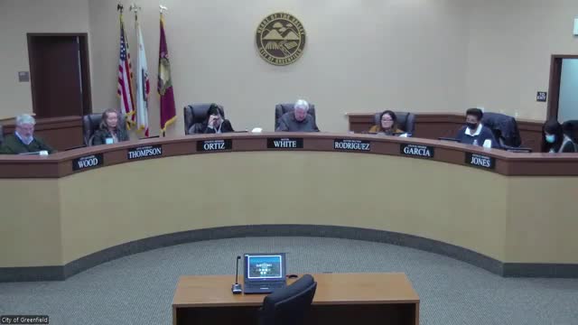 Greenfield council approves consent items, committee appointments, contract extension, two traffic-safety grants and pavement acceptance