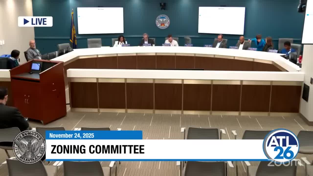 Atlanta zoning committee holds several rezoning items, approves anti-razor-wire ordinance and hears detailed update on 'Atlanta Zoning 2' rewrite