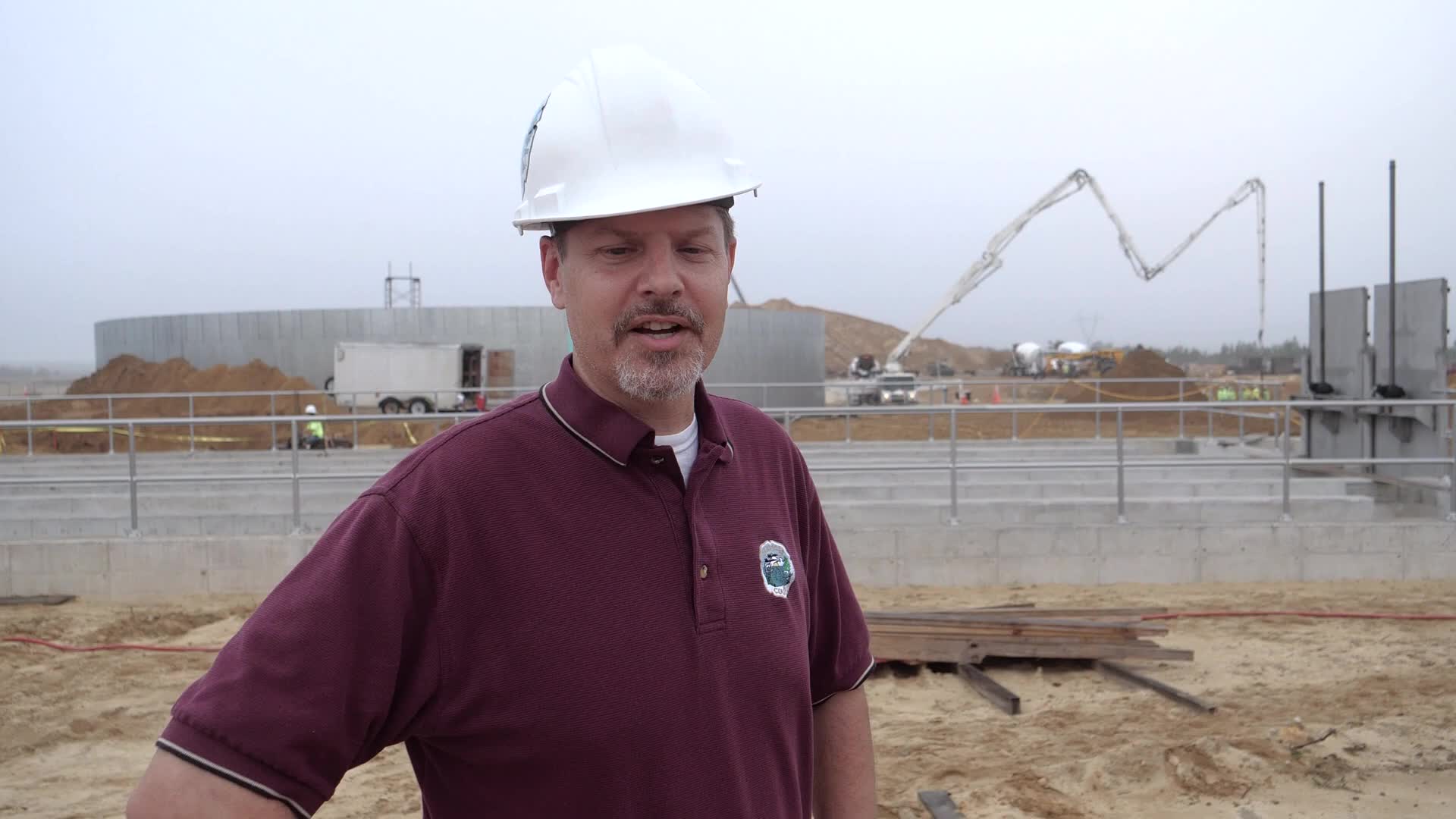 Okaloosa County official: major concrete pour underway at Shoal River water-reclamation plant, online by spring 2027