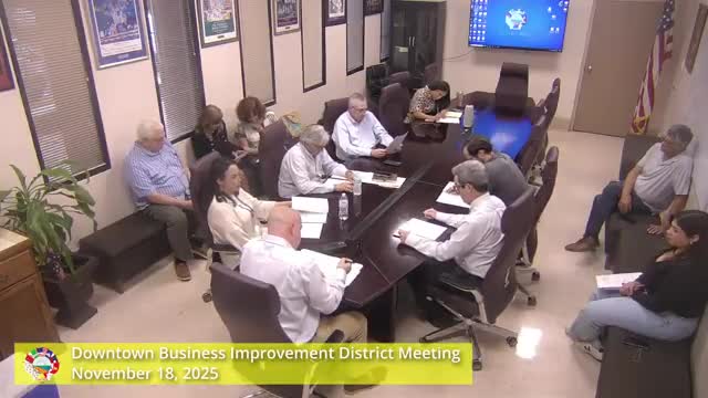 Downtown BID finalizes nonprofit formation steps, clears assessment banking documents