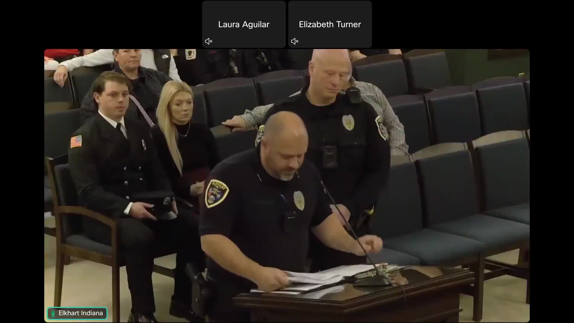 Elkhart board approves $4.88 million Axon renewal, several police contracts; administrative-leave notice placed on record