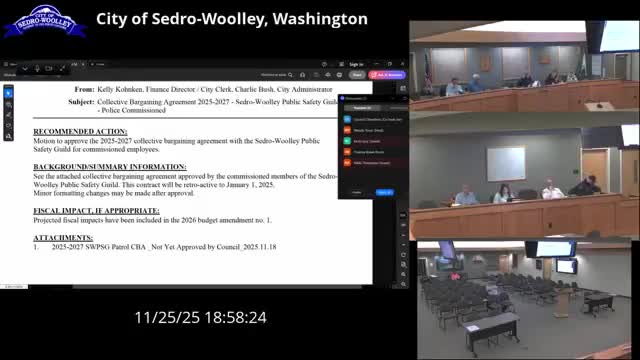 Council adopts 2026 master fee schedule; stormwater and utility updates included