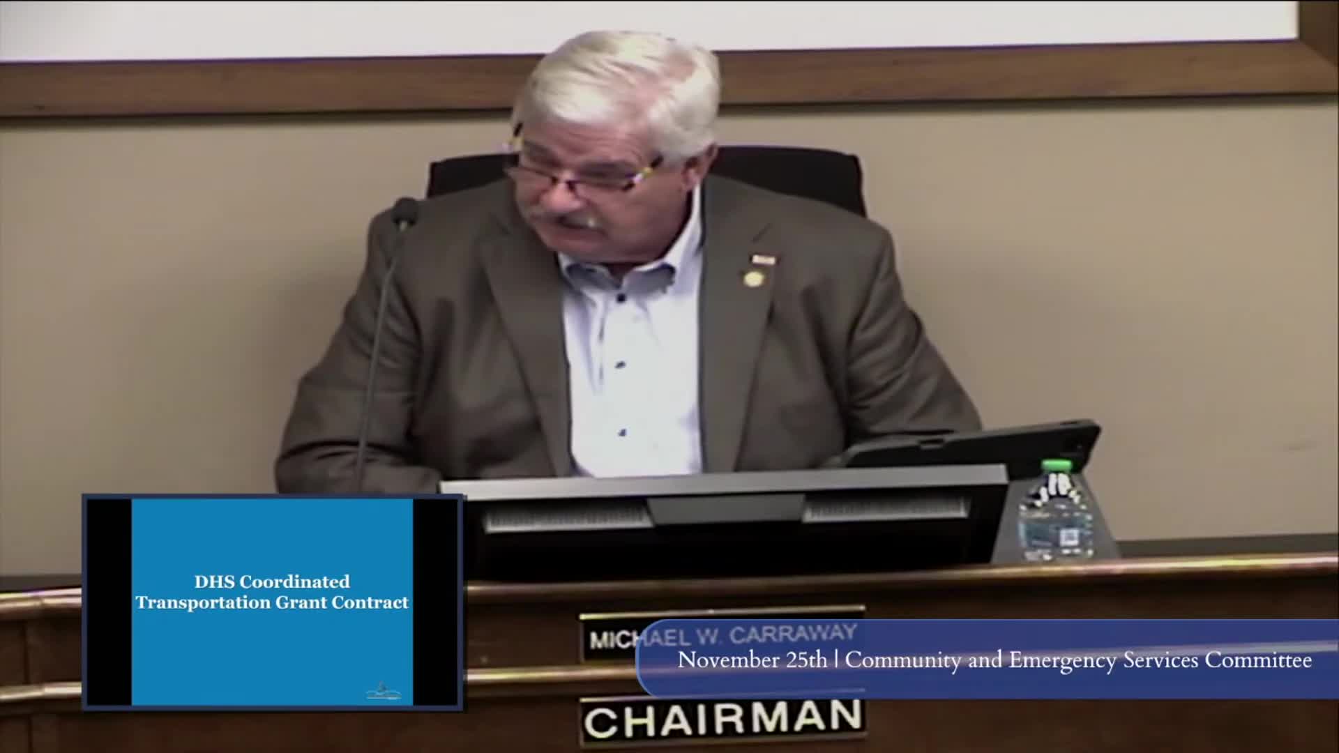 Columbia County committee approves consent docket including senior transit grant, library agreement and multiple infrastructure contracts