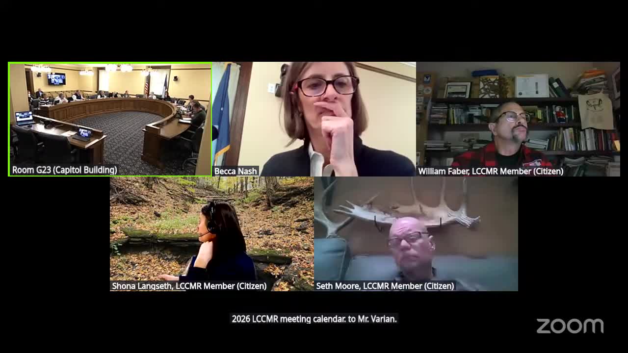 LCMR adopts draft 2027 RFP and gives staff direction to refine meeting calendar