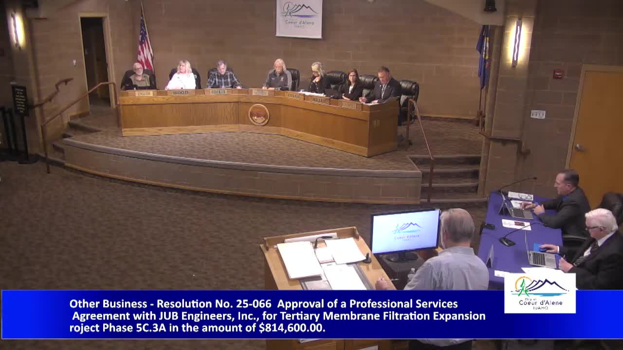 Council approves $814,600 engineering contract for TMF expansion to boost wastewater treatment