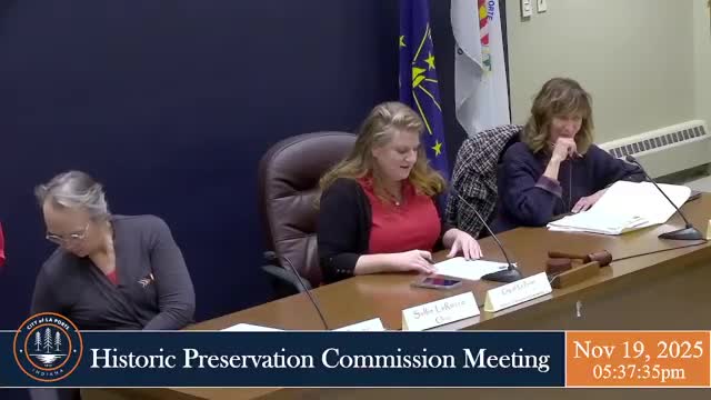 La Porte HPC readies train station for candlelight tour, applies for local grant