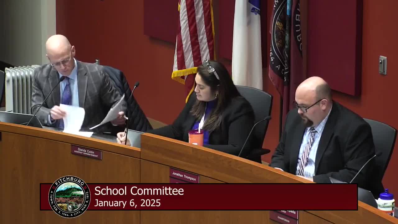 After Question 2, Fitchburg outlines coursework-based competency determination for Class of 2025