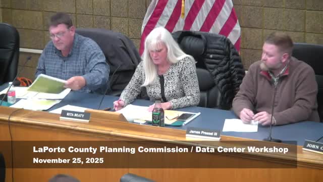 LaPorte County planners form committee to draft data center standards amid local concerns on noise, water and air