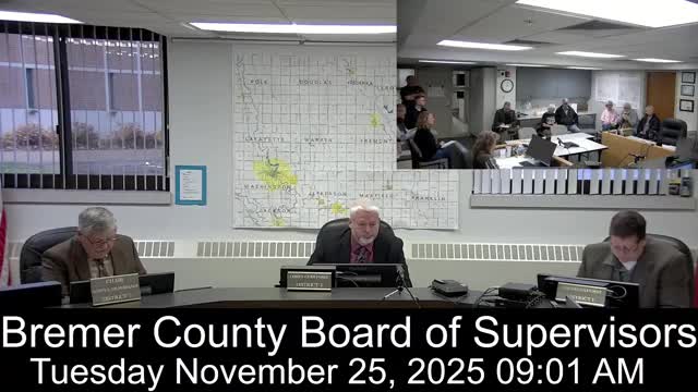 Bremer County supervisors approve administrative reports, hear landscaping plan and opioid fund totals