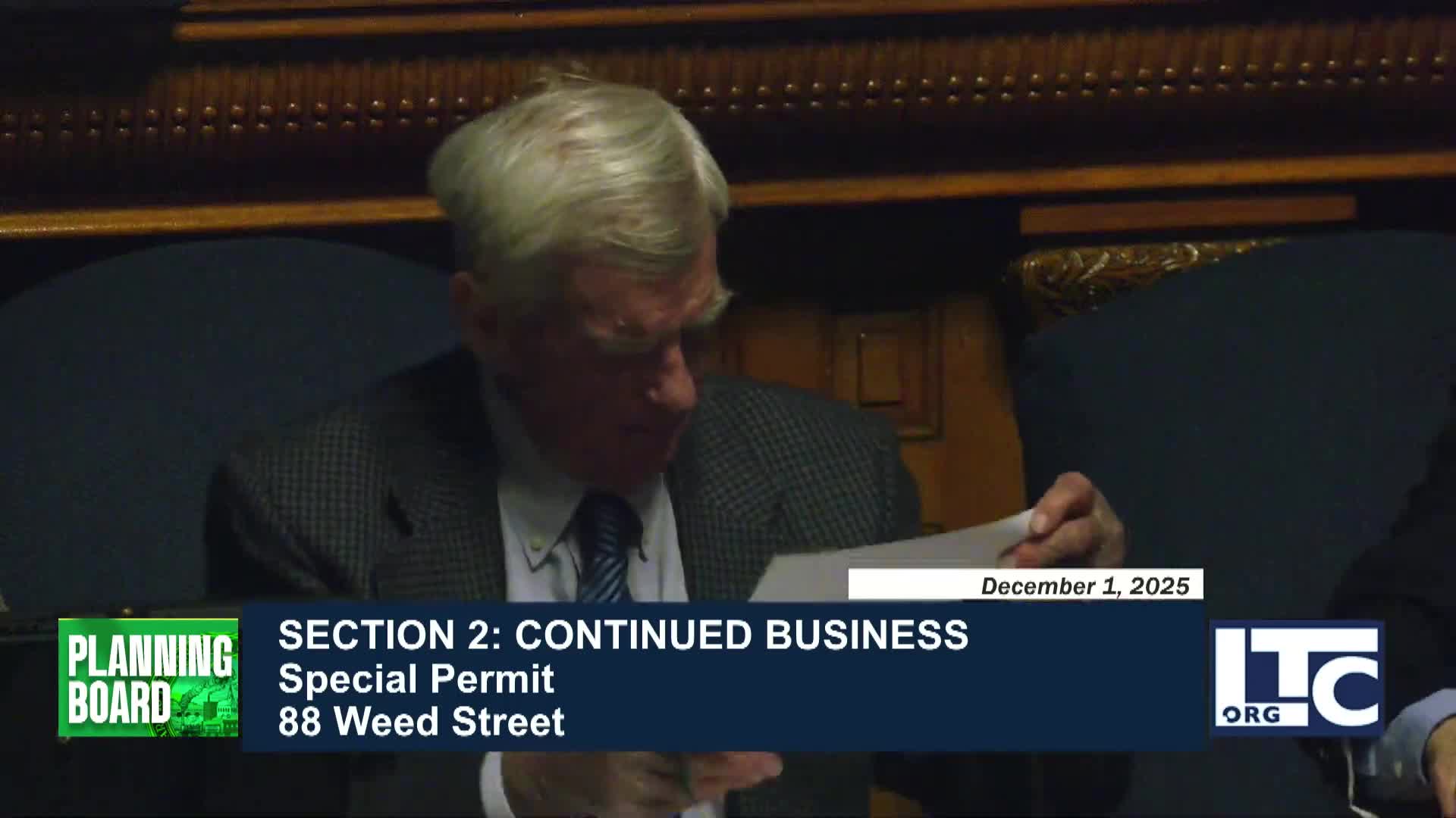 Planning board approves split of 88 Weed Street, allows reduced frontage