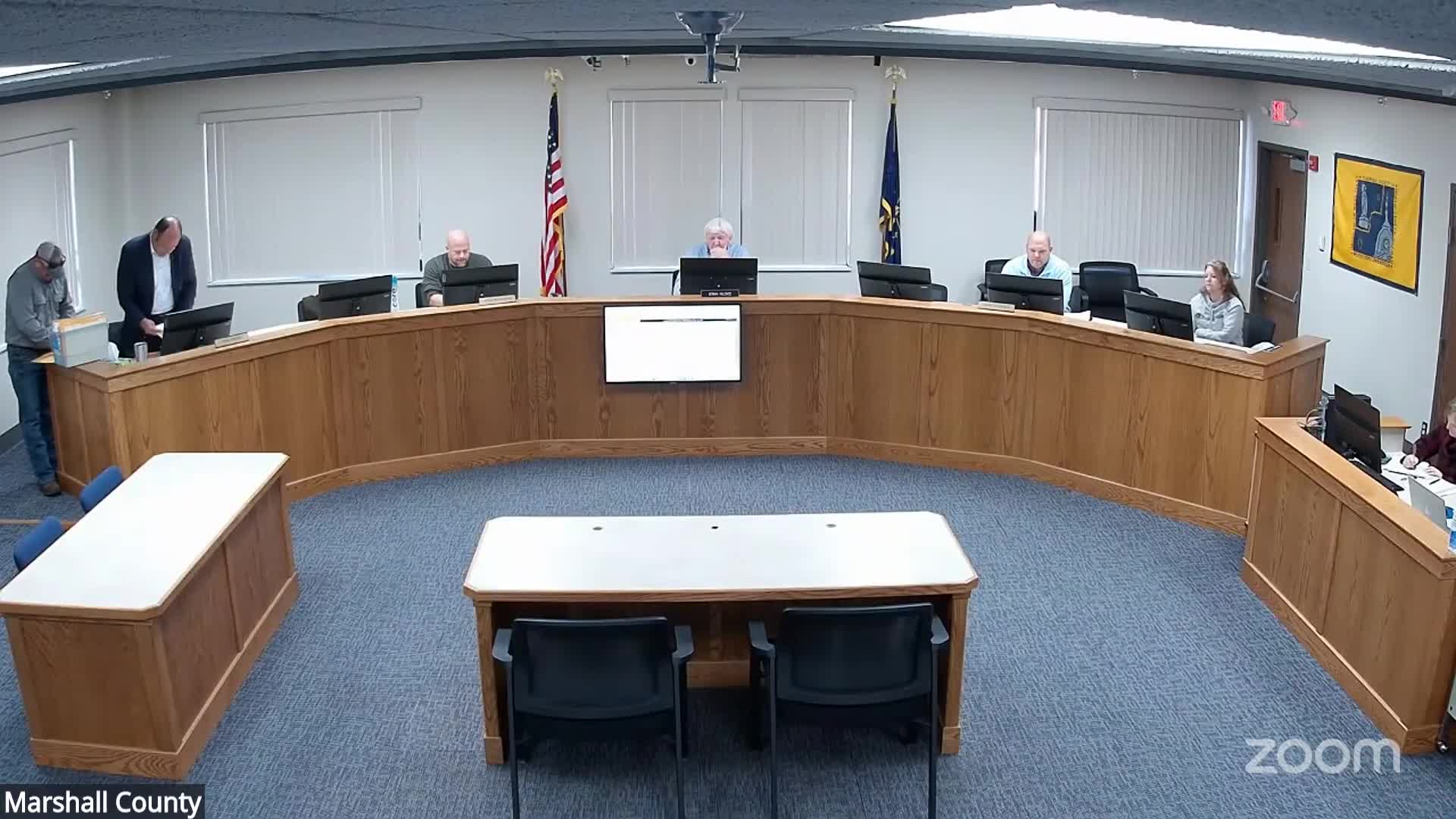 Marshall County opens highway bids; board takes submissions under advisement