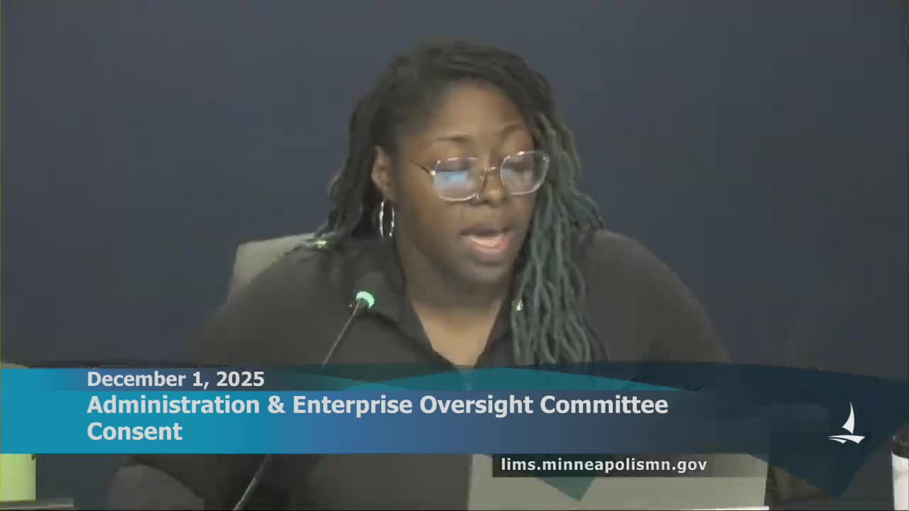 Committee authorizes $500,000 contract for human‑trafficking services at South Minneapolis safety center