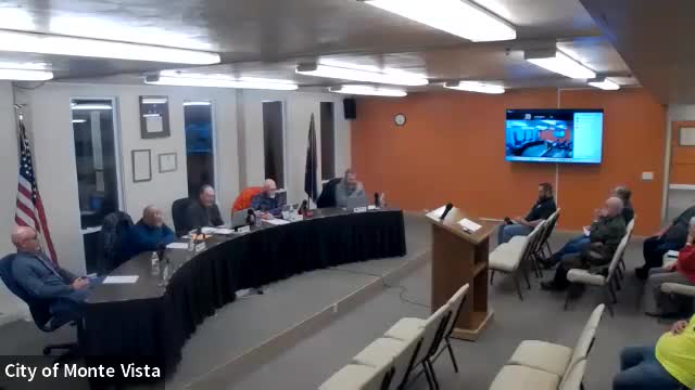 Monte Vista council adopts 2026 budget on second and final reading