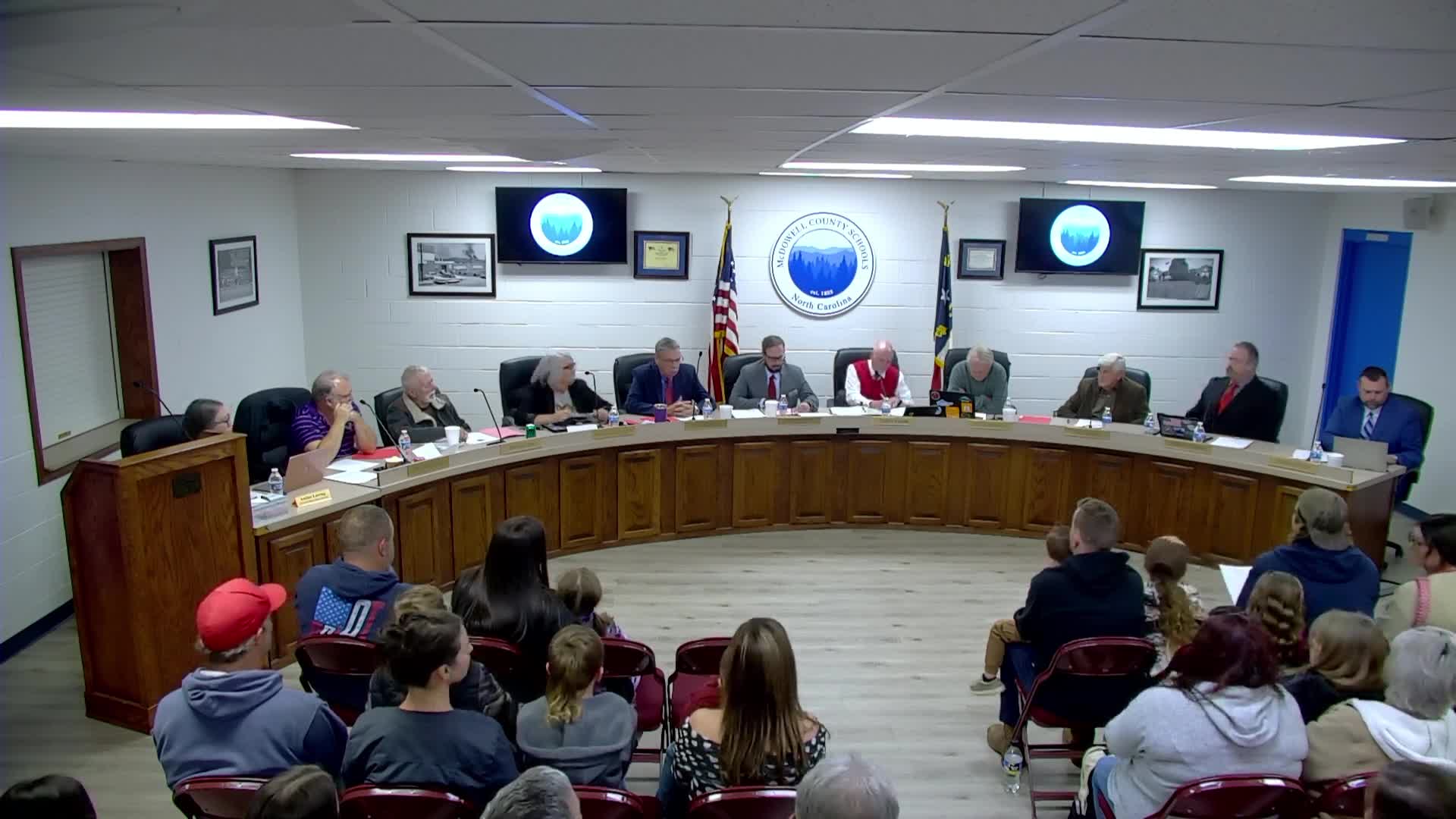 Board roundup: officer elections, school improvement plans, easement, bus wrap, consent items and closed-session timing change