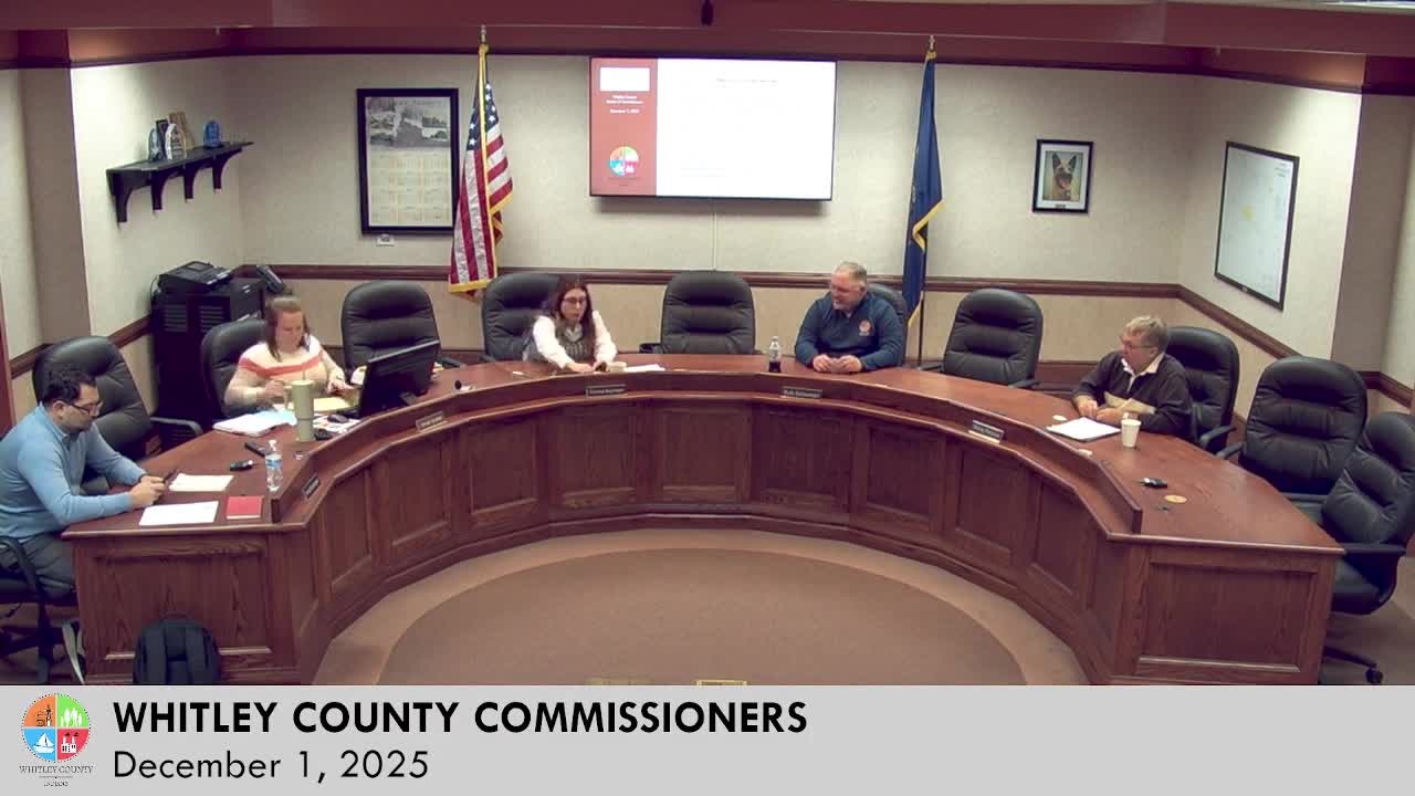 Whitley County opens highway bids, accepts envelopes for later review