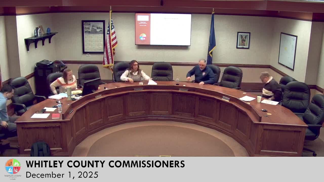 Whitley County commissioners approve transit funding, ADA/Title VI updates and consultant contract