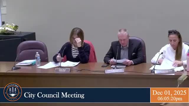 La Porte council introduces 2026 water and wastewater budgets totaling about $13.8 million