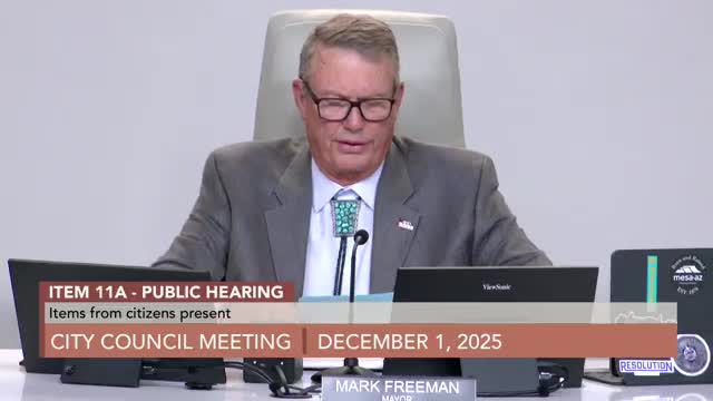 Residents press Mesa to reconsider ICE/287(g) cooperation, cite liability and community trust