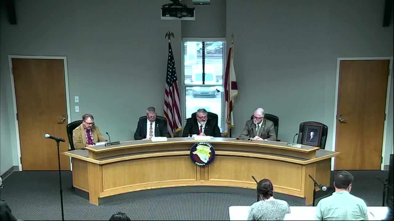 Commission adds resolution to authorize chairman to act for District 1 after commissioner����'s death