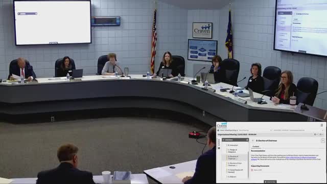 Lee Kirkman elected chair of Craven County Board of Education; Amy Davis chosen vice chair