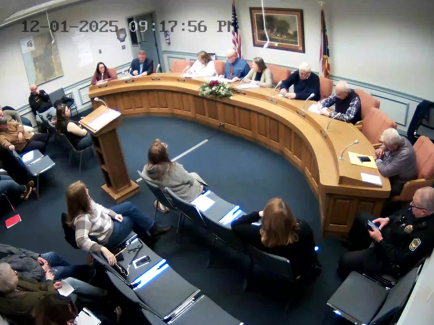 Residents thank council after fundraiser; one questions why Mr. McClain voted no on timing