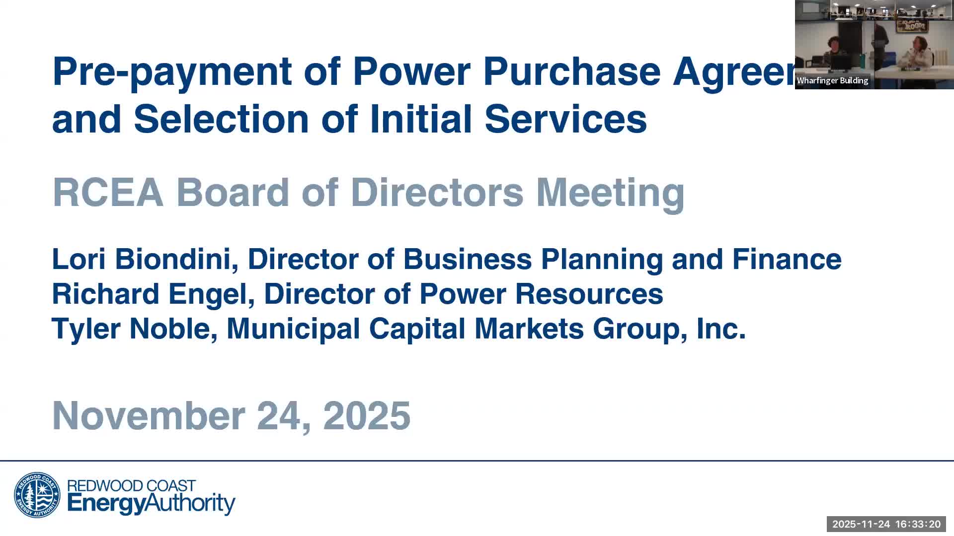 RCEA authorizes development of joint prepay transaction with Desert Community Energy using CCCFA conduit