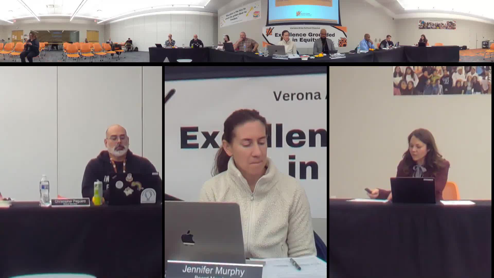 District's state report card shows 76.6 score; board hears attendance gains and middle-school growth