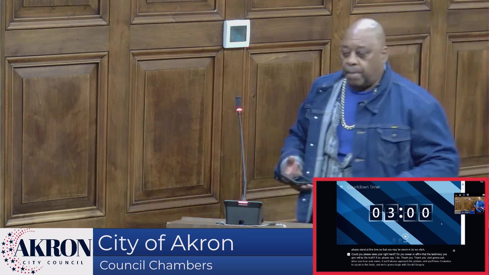 Public commenters urge Akron council to address alleged police disparities and call for reform