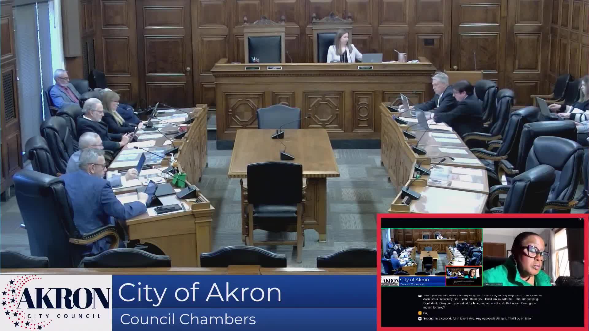 Akron budget committee places debt and procurement ordinances on consent, delays budget amendment for further review