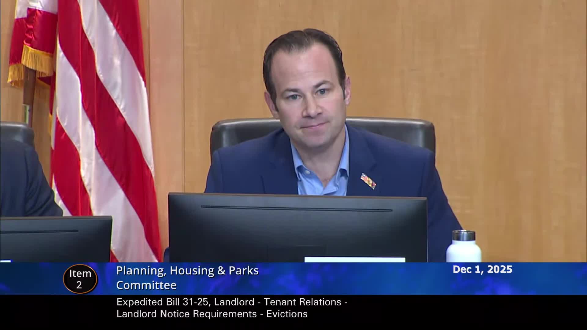 Committee backs 14‑day eviction-notice rule, keeps DHCA notification to power prevention work