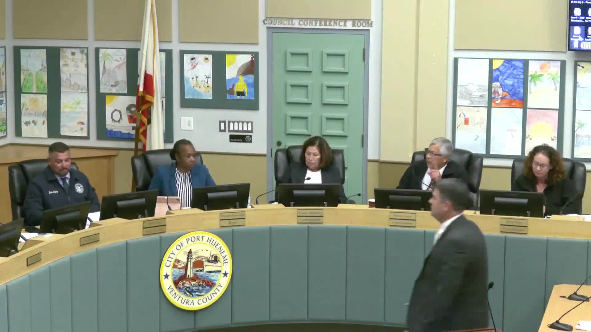 Port Hueneme council sends landlord‑harassment issue back to staff for further review after mixed testimony