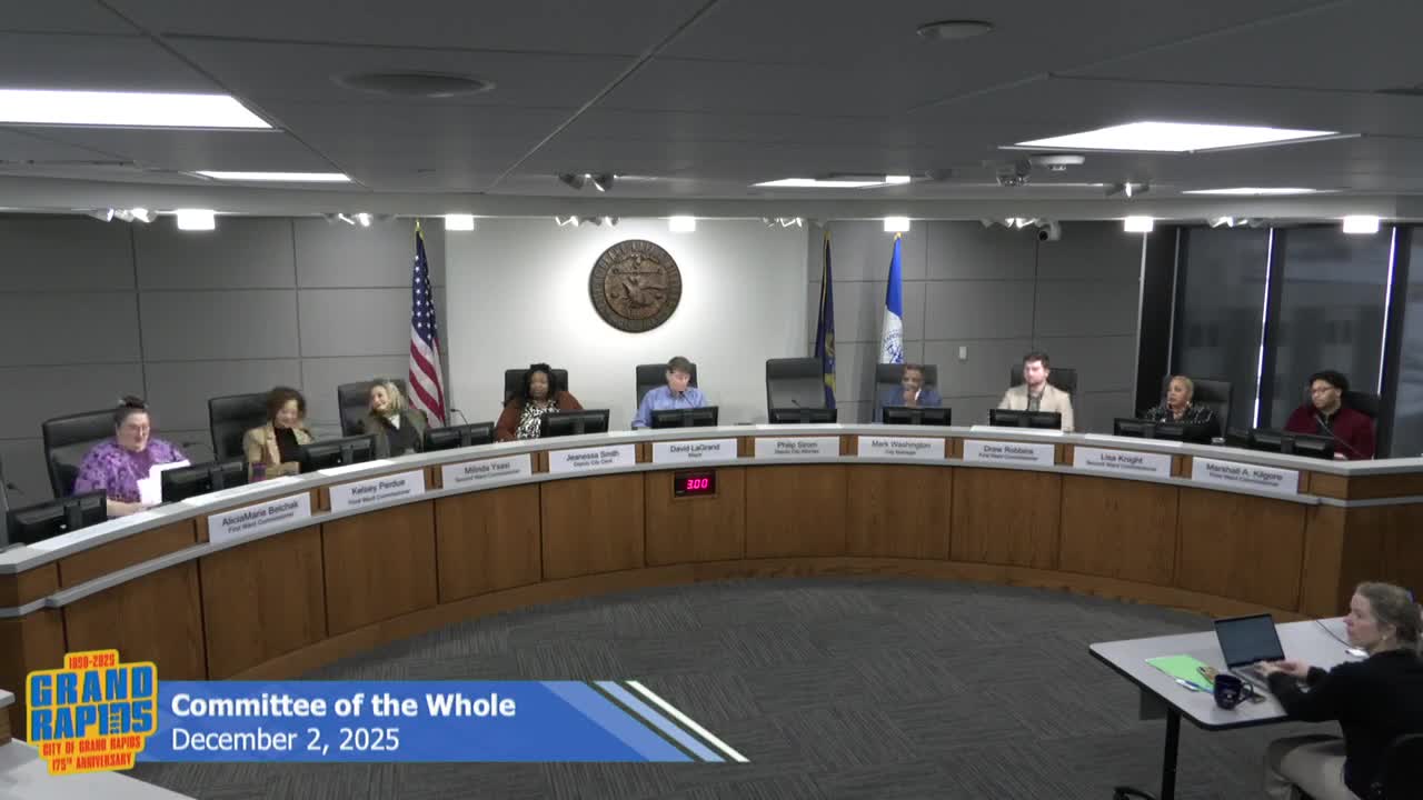 Commission signals support to draft ordinance limiting amplified sound near medical facilities; debate centers on policing and free-speech risks