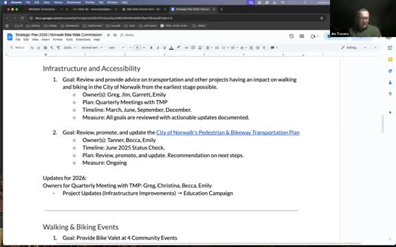City staff and commission point to Route 1 corridor study, pedestrian bridge and NRBT planning for 2026