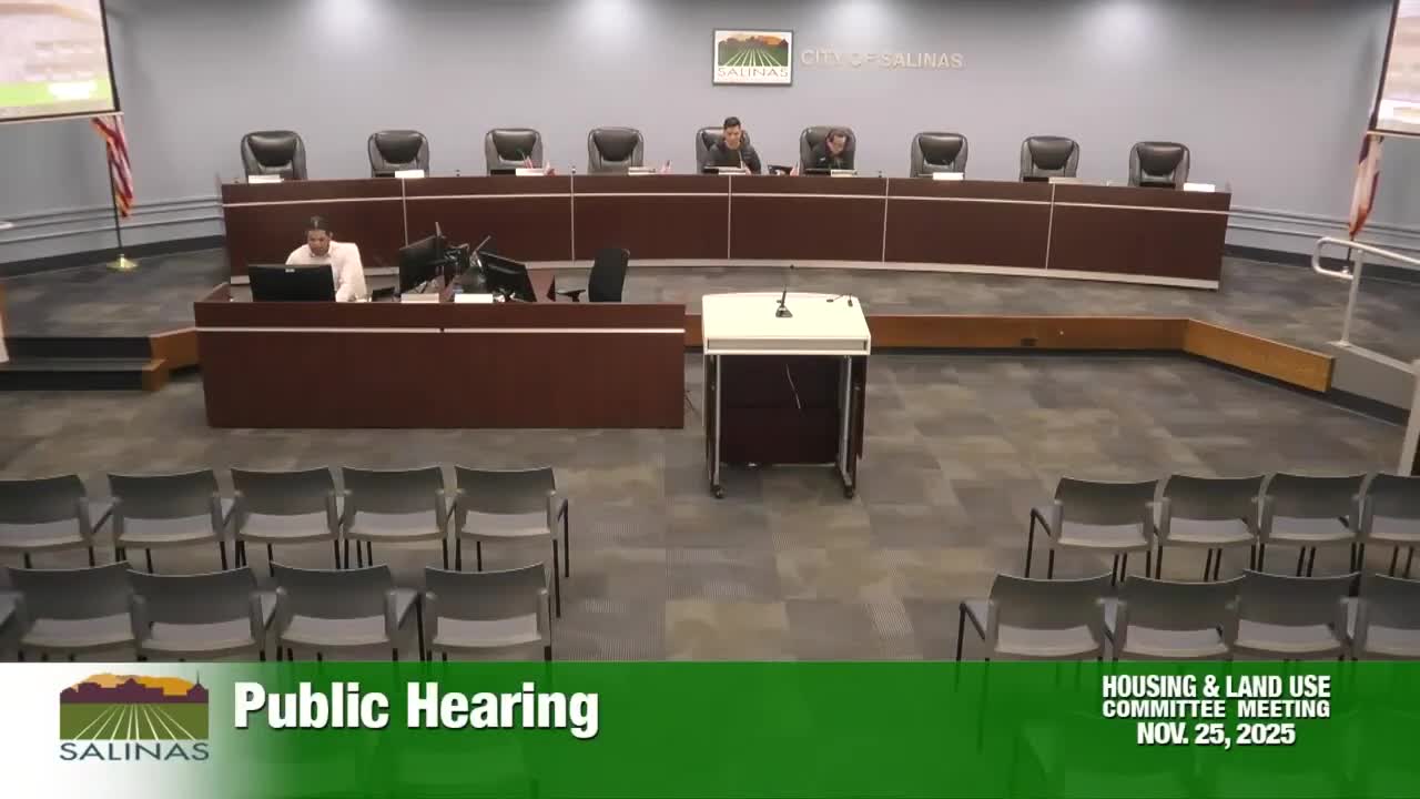 Salinas shows in‑development housing production dashboard, committee to test Power BI tool before public release