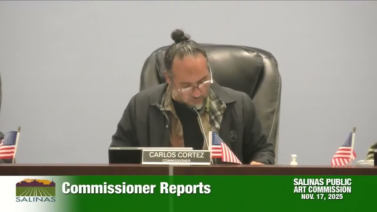 Commissioners push for murals and youth programs, urged to tap public‑art fund